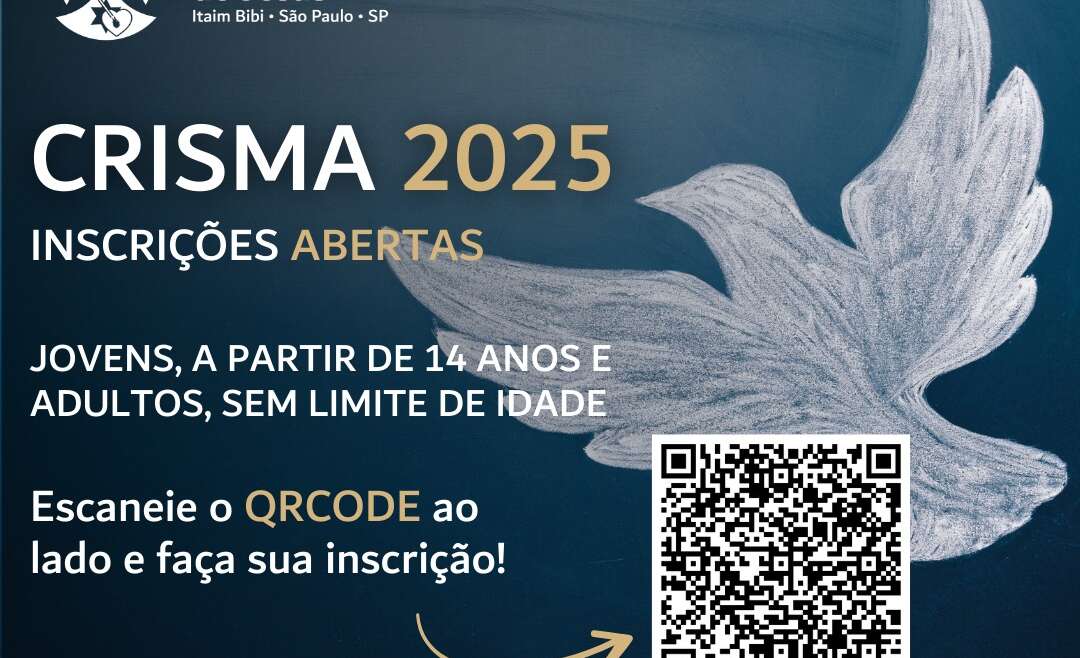 Inscrições Crisma 2025