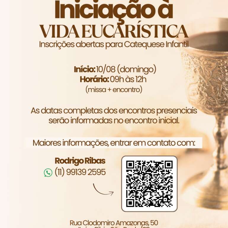 Iniciação à VIDA EUCARÍSTICA